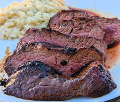 REVERSE SEARED SMOKED OSTRICH FILET