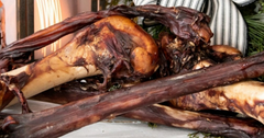 Smoked Ostrich Leg Tendons (free shipping!)